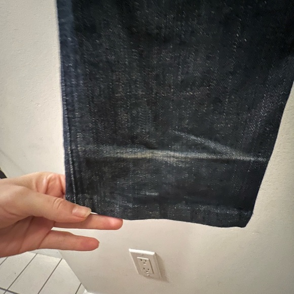 Dark Flare Wide Leg Jeans - Picture 6 of 6